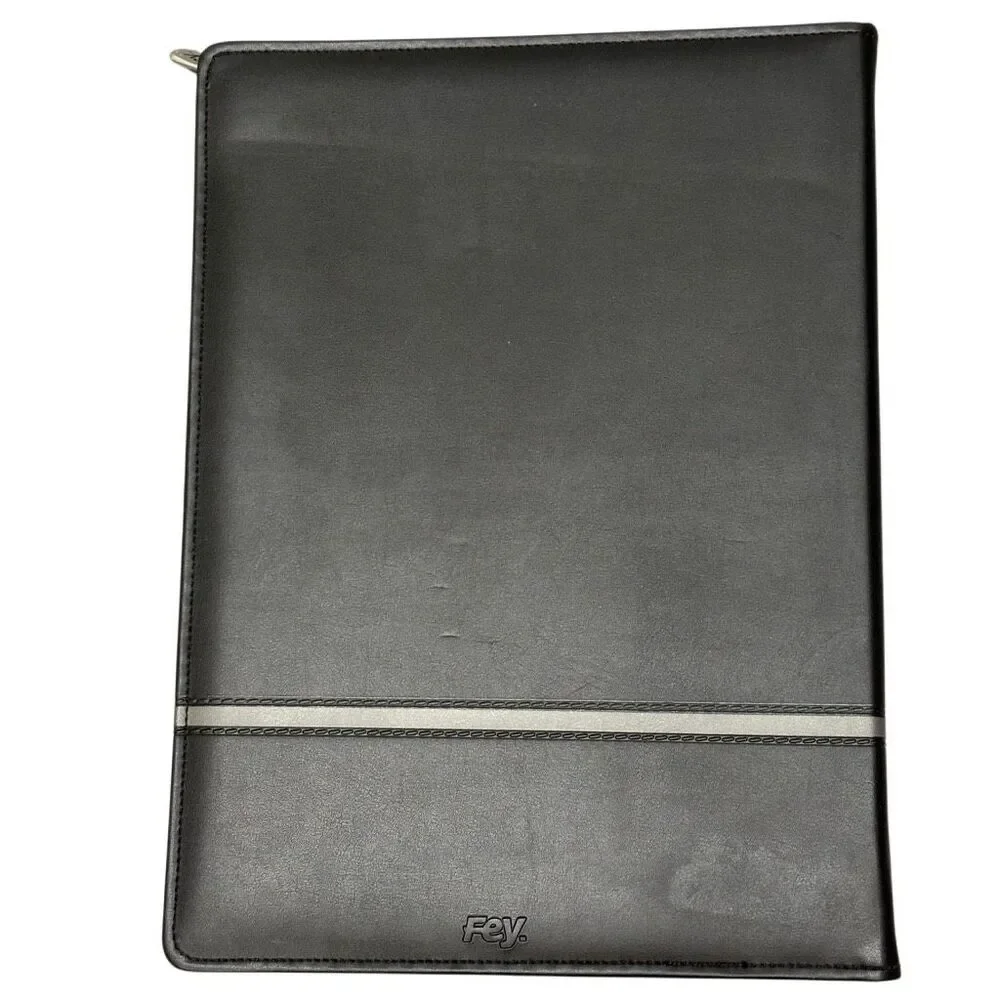 The Gideons International Black Zipper Portfolio